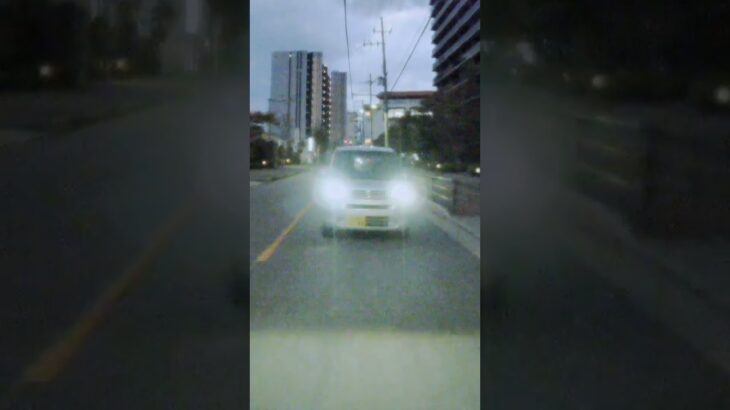 煽り運転、車間距離不保持ホンダライフ