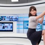 スタジオの壁を登る女子アナ #テレビ #放送事故
