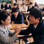 男子高校生と腕相撲対決をする女子アナ #テレビ #放送事故