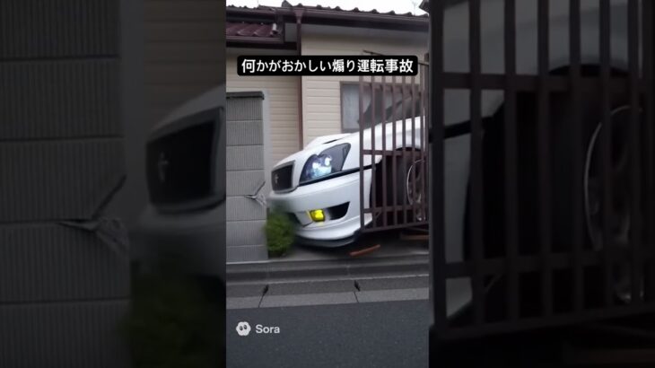 何かがおかしい煽り運転事故#ai動画生成
