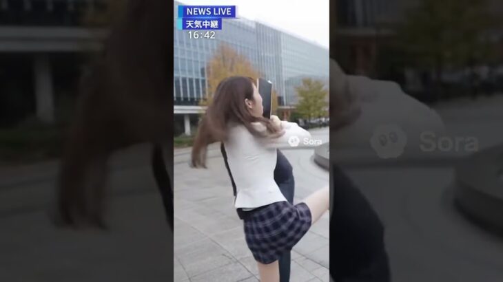 【放送事故】武闘派お姉さん　#ai #aishorts