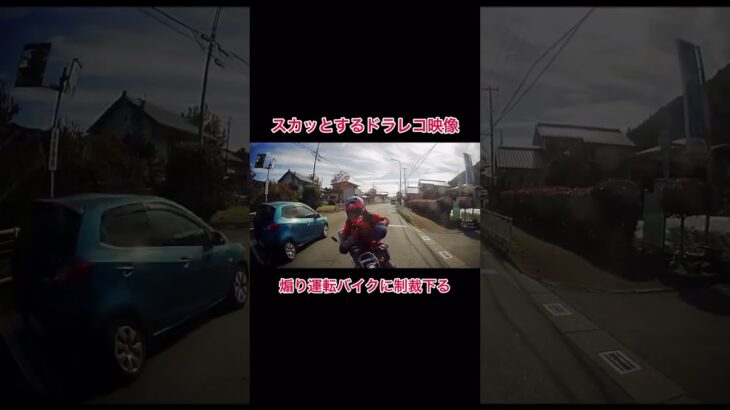 【ドラレコ映像】煽り運転バイクの結末…