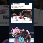 プロレスラー・フワちゃんの試合が放送事故レベルで衝撃が走る