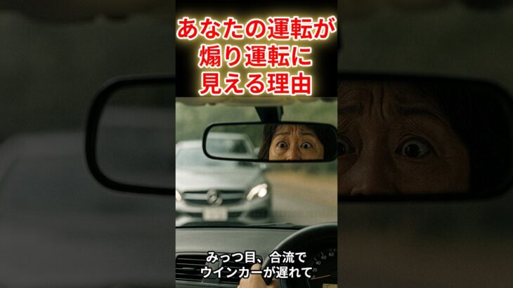 【警告】あなたの運転が“煽り運転”に見える理由