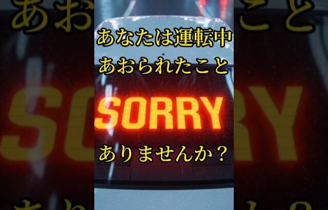 あなたは運転中あおられたことありませんか？#車#あおり運転#事故