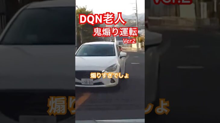 DQN老人　鬼煽り運転　ver.2 #ドラレコ #煽り #危険運転