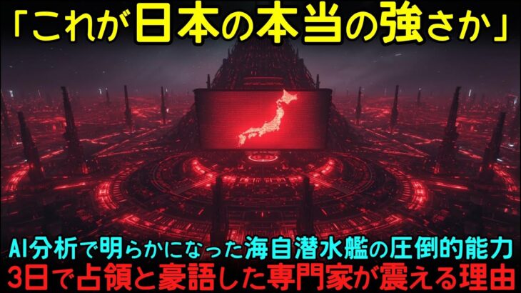 【衝撃の逆転劇】AI「無理です。返り討ちです」軍事専門家が大爆笑→しかし海自潜水艦の分析結果に会場が凍りつき沈黙に包まれる