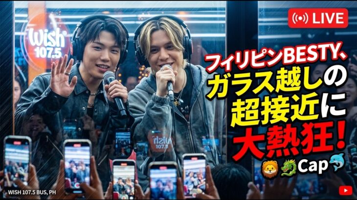 【放送事故レベル】BE:FIRSTがフィリピンで大パニックに！ガラス越しの「神対応」でBESTYが絶叫した衝撃の43秒間とは？